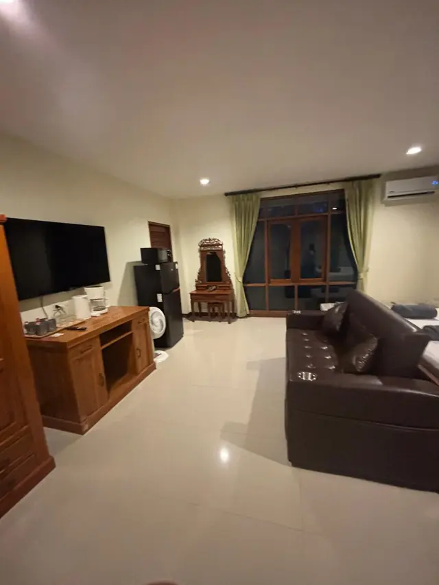 The open living and sleeping room, Green Heaven Bungalows, Ang Thong, Koh Samui