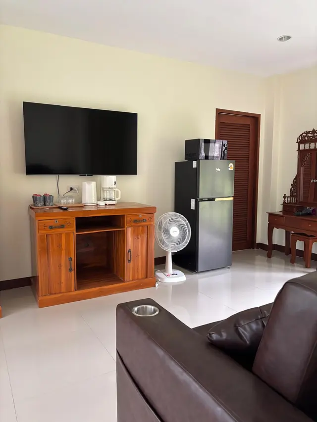 Kitchenette with fridge, kettle and coffee, Green Heaven Bungalows, Ang Thong, Koh Samui