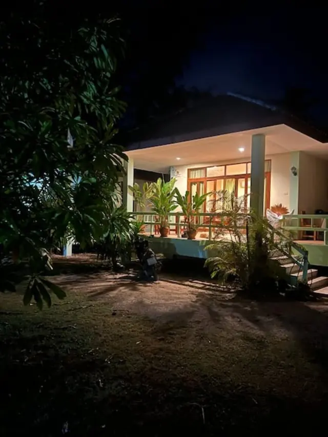 The bungalow in the evening, Green Heaven Bungalows, Ang Thong, Koh Samui